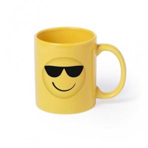 370ml Ceramic Mug With Fun Emoji Designs - <strong>coffee</strong>