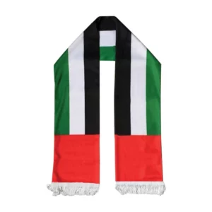 UAE Flag Satin Scarf - <strong>accessory</strong>