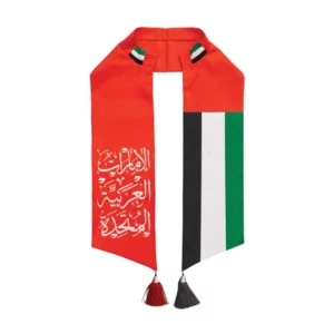 UAE Flag Satin Scarf - <strong>accessory</strong>