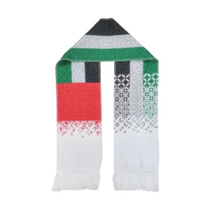 National Day UAE Flag Design Scarf with your LOGO - <strong>accessory</strong>