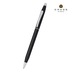 Black Lacquer with Polished Chrome Appointments Ballpoint Pen - <strong>luxury</strong>