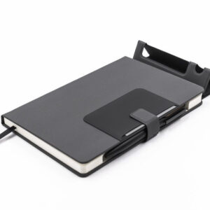 A5 Notebook with Phone Stand and Pen Holder - <strong>stationery</strong>