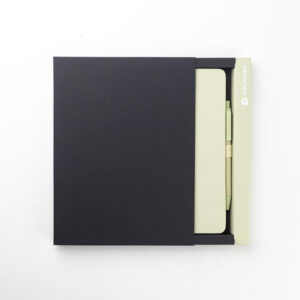 ABULA - eco-neutral® A5 Hard Cover Notebook & Pen Set - Kiwi Paper - <strong>stationery</strong>