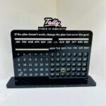 acrylic handmade perpetual calendar