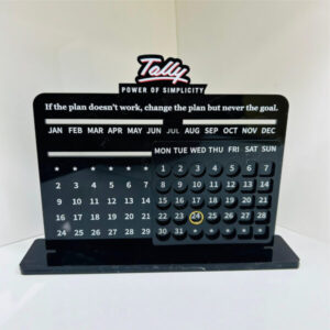 Acrylic Handmade Perpetual Calendar - <strong>decor</strong>