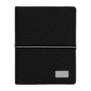 AIGIO - Giftology A5 Notebook Organiser With 10000mAh Powerbank - Black - <strong>productivity</strong>
