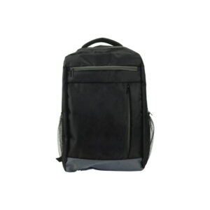 Backpacks in Black 1680D Polyester Material - <strong>durable</strong>