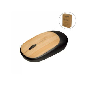 Bamboo Wireless Mouse in Black Color - <strong>ergonomic</strong>