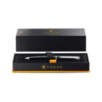 basalt black with polished chrome appointments ballpoint pen 1