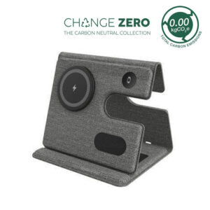 CHANGE ZERO Recycled 3-in-1 Wireless Charger Station - <strong>sustainability</strong>