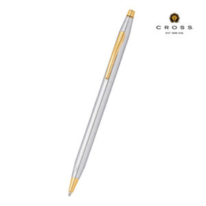Chrome with 23KT Gold Plated Appointments Ballpoint Pen - <strong>luxury</strong>