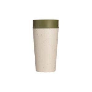 Circular Cup 12oz Cream & Honest Green - <strong>biodegradable</strong>