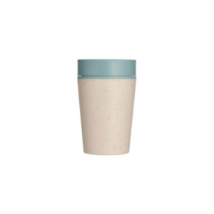 Circular Cup 8oz Cream & Faraway Blue - <strong>ceramic</strong>