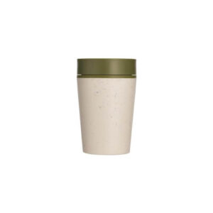 Circular Cup 8oz Cream & Honest Green - <strong>biodegradable</strong>