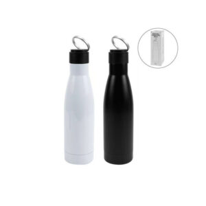 Double Wall SS Bottles Twist-off Lid SS Foldable Handle 500ml - <strong>insulated</strong>