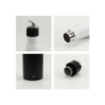 double wall ss bottles twist off lid ss foldable handle 500ml 3