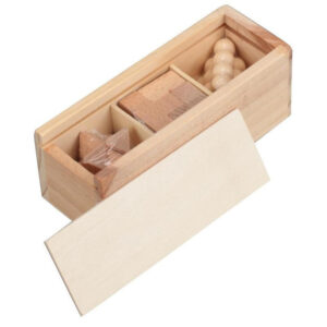 eco-neutral 3 pcs Brain Teaser Puzzle Set - <strong>educational</strong>