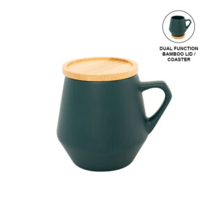 eco-neutral Ceramic Mug with Bamboo Lid - <strong>sustainable</strong>
