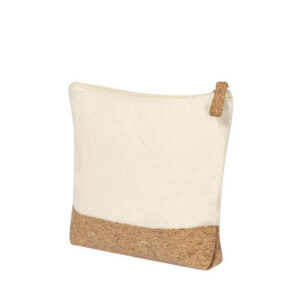 eco-neutral Recycled Cotton/Cork Pouch - <strong>sustainable</strong>