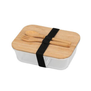 Hans Larsen Glass Lunch Box with Bamboo Cutlery - <strong>sustainable</strong>