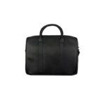 high volt slim leather briefcase zipper 3 compartments 3