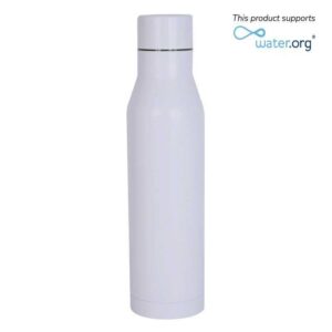 HUNFELD - CHANGE Collection SS Double Wall Water Bottle - White - <strong>sustainable</strong>
