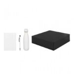 lauta giftology set of stainless bottle notebook and pen white 3