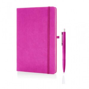 LIBELLET Giftology A5 Notebook With Pen Set (Pink) - <strong>stationery</strong>