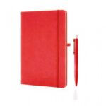 libellet giftology a5 notebook with pen set red 1