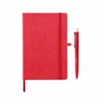 libellet giftology a5 notebook with pen set red 2