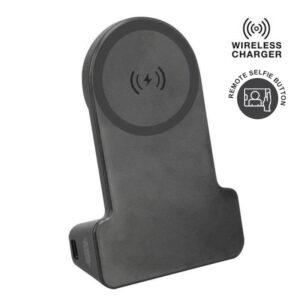 Magnetic Phone Stand with 15W Wireless Charging and Remote Shutter - <strong>accessory</strong>