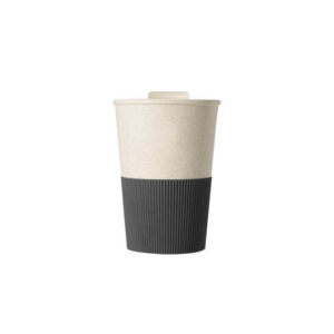 MALTA - Reusable Wheatstraw Cup 350ml - Black - <strong>sustainable</strong>