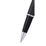 matte black with polished chrome appointments selectip rollerball pen 3