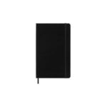 moleskine large notebook hard cover plain black