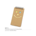 notepad with sticky note 3
