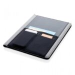 oban a4 portfolio with smart pocket grey 1