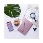 pu a5 notepad in metallic bronze color 5