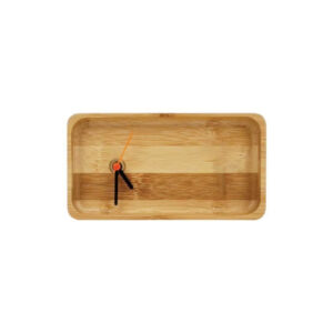 Rectangular Bamboo Desk Clock - <strong>home</strong>