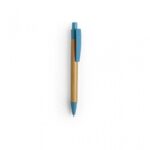 serang eco neutral bamboo wheat straw pen blue