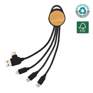 SULZA - CHANGE Collection RCS Recycled 6-in-1 Multi Cable - <strong>accessory</strong>