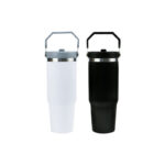 tumbler with handle straw ss double wall 900ml 5
