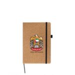 uae day a5 size cork cover notebook with pocket pen holder e1754577861731