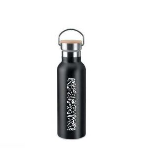 UAE Day Stainless Steel Flask with Bamboo Lead - <strong>sustainable</strong>