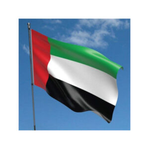 UAE Flags in Satin Material Size 150 x 90 cm - <strong>decor</strong>