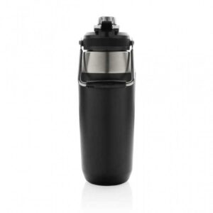 USLAR - Hans Larsen Vacuum Bottle with Solid Handle and Dual Lid - 1L - Black - <strong>insulated</strong>