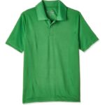 ADF E Green Small ADF SANTHOME All Day Fresh Polo Shirt with UV protection Small E Green