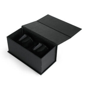 Obsidian Oasis Gift Set of 2 Premium Arabian Coffee Cups - Black