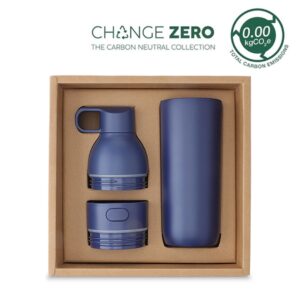 2-in-1 Modular Hydration Gift Set – Premium Navy Blue