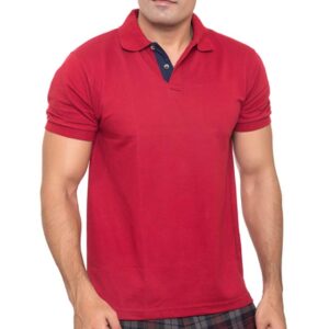 HIGHLANDER -  Polo Shirt Terracotta(Red / Navy)