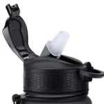 HydraMark 1L Motivational Bottle 5 Motivational Water Bottles TM 037 BLK Top